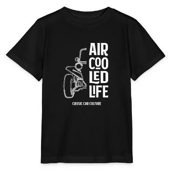 Aircooled Life Beach Buggy - Culture de voitures classiques - T-shirt bio MINI CREATOR Stanley/Stella Enfant - noir - Devant - Mikhail (115cm)