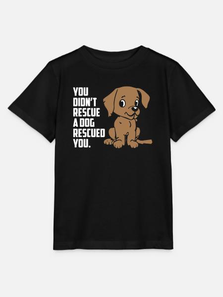 Rescue Dog - Stanley/Stella Kinder T-Shirt MINI CREATOR  - Schwarz