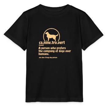 Hundeliebhaber - Stanley/Stella Kinder T-Shirt MINI CREATOR  - Schwarz - Vorne - Mikhail (115cm)