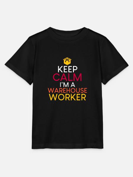 Lagerarbeiter Spruch - Stanley/Stella Kinder T-Shirt MINI CREATOR - Schwarz