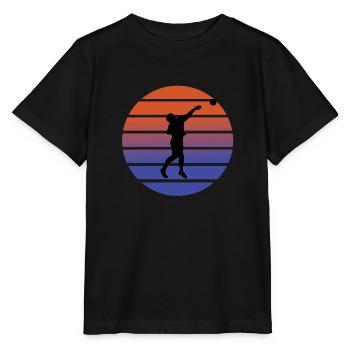 Lancer du poids - T-shirt bio MINI CREATOR Stanley/Stella Enfant - noir - Devant - Mikhail (115cm)