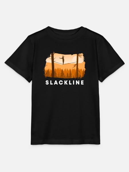 Slackline - Stanley/Stella Kinder T-Shirt MINI CREATOR  - Schwarz