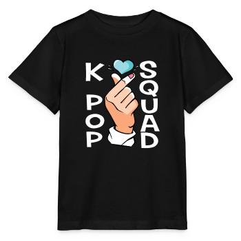 K-Pop Squad - Stanley/Stella Kinder T-Shirt MINI CREATOR  - Schwarz - Vorne - Mikhail (115cm)