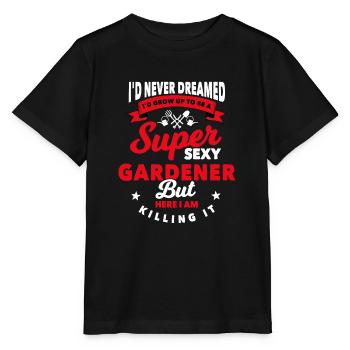 Gärtner - Stanley/Stella Kinder T-Shirt MINI CREATOR  - Schwarz - Vorne - Mikhail (115cm)