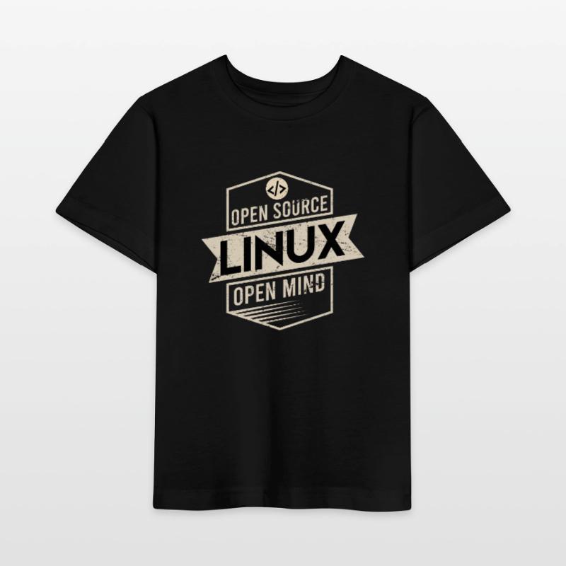 Open Source Open Mind Linux Operating System Stanley/Stella MINI CREATOR Kids’ T-Shirt