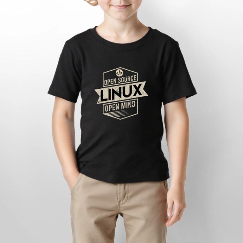 Open Source Open Mind Linux Operating System Stanley/Stella MINI CREATOR Kids’ T-Shirt