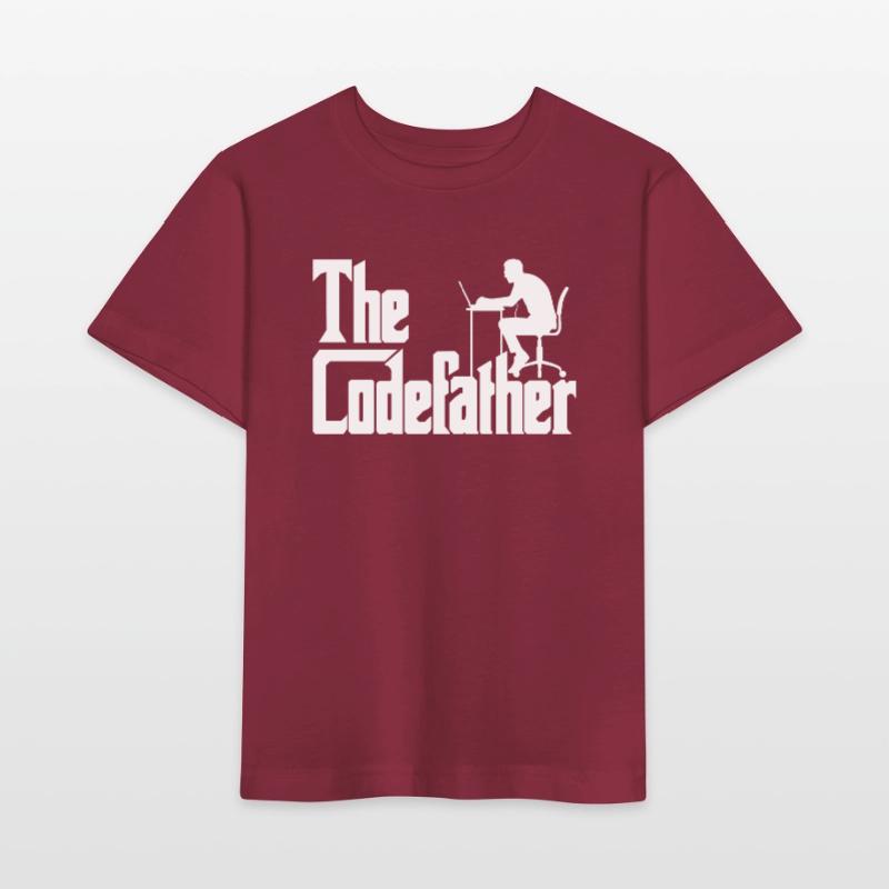 Code code développeur Codefather Spruch T-shirt bio MINI CREATOR Stanley/Stella Enfant