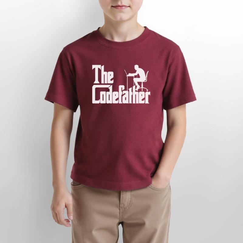 Code code développeur Codefather Spruch T-shirt bio MINI CREATOR Stanley/Stella Enfant
