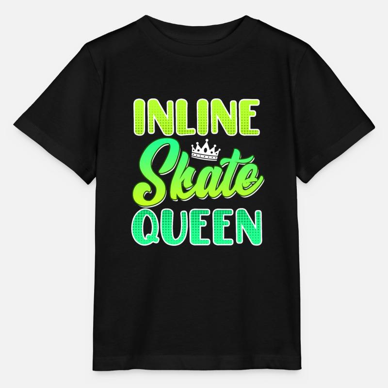 Inliner Frauen Geschenk Inline Skate Queen - Stanley/Stella Kinder T-Shirt MINI CREATOR  - Schwarz