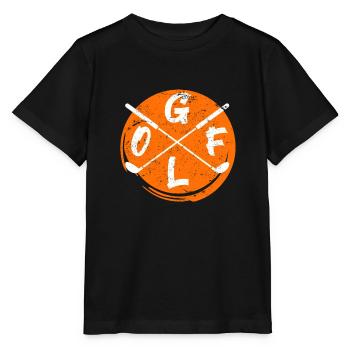 Golf club de golf cool Logo Club de golf - T-shirt bio MINI CREATOR Stanley/Stella Enfant - noir - Devant - Mikhail (115cm)