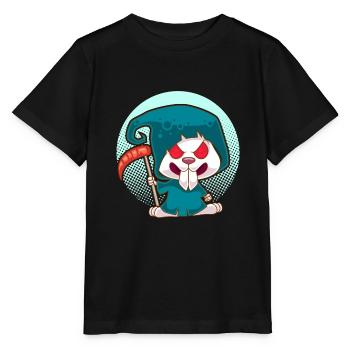 Evil Rabbit Evil Hasi Funny Rabbit Gift - Stanley/Stella MINI CREATOR Kids’ T-Shirt - black - Front - Mikhail (115cm)