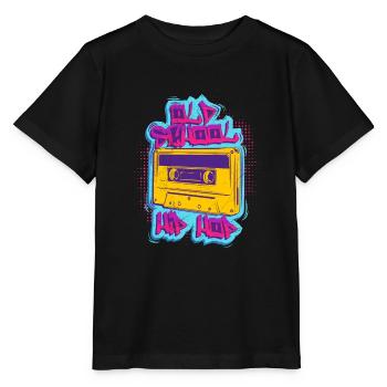 Old School Hip Hop Rap Musik Rap 90er Musik - Stanley/Stella Kinder T-Shirt MINI CREATOR  - Schwarz - Vorne - Mikhail (115cm)