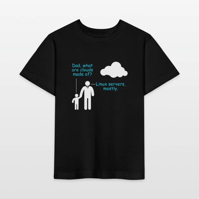 Coder Logiciel Développeur Blague Cloud Linux Server T-shirt bio MINI CREATOR Stanley/Stella Enfant