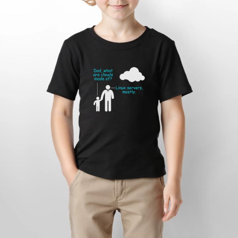 Coder Logiciel Développeur Blague Cloud Linux Server T-shirt bio MINI CREATOR Stanley/Stella Enfant