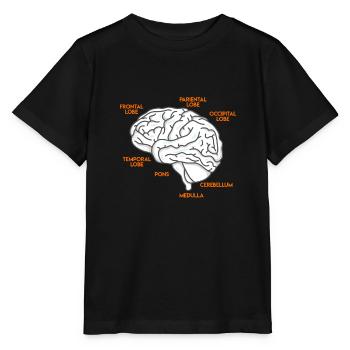 Médecine Étudier l’anatomie d’un cerveau médecin - T-shirt bio MINI CREATOR Stanley/Stella Enfant - noir - Devant - Mikhail (115cm)