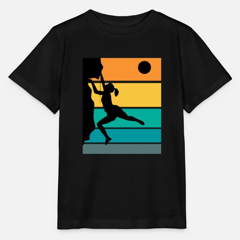 Femmes Escalade Boulder Escalade Escalade - T-shirt bio MINI CREATOR Stanley/Stella Enfant - noir