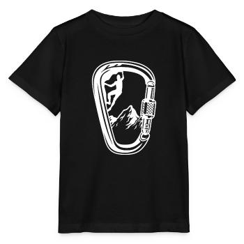 Kletterurlaub Felsklettern Freiklettern Klettern - Stanley/Stella Kinder T-Shirt MINI CREATOR  - Schwarz - Vorne - Mikhail (115cm)