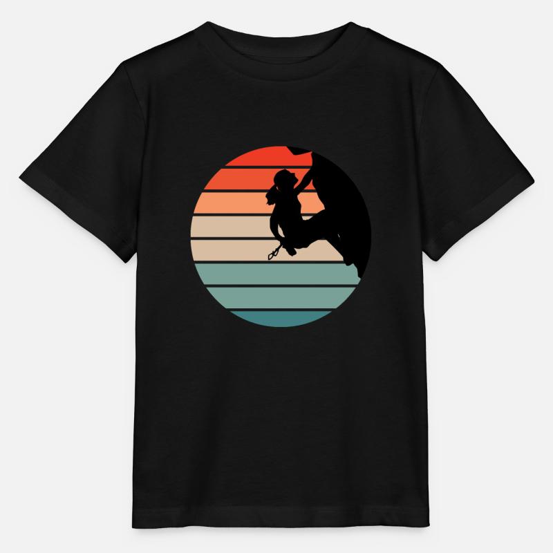 Escalade et Boulder - T-shirt bio MINI CREATOR Stanley/Stella Enfant - noir