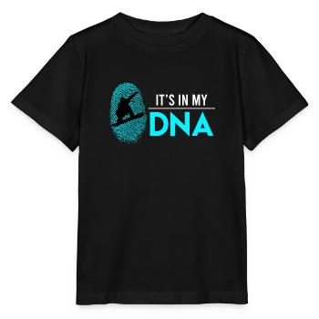 Boarder Snowboarder DNA Saying Snowboard - Stanley/Stella MINI CREATOR Kids’ T-Shirt - black - Front - Mikhail (115cm)