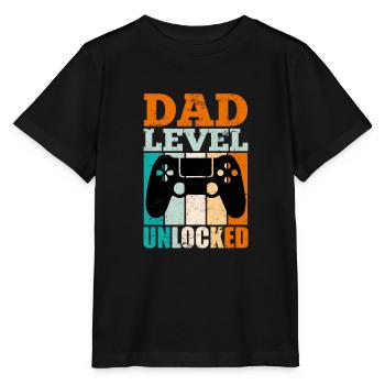Werdender Papa 2022 Vater - Stanley/Stella Kinder T-Shirt MINI CREATOR  - Schwarz - Vorne - Mikhail (115cm)
