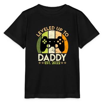 Gamer Papa 2022 Vater Werdender Papa - Stanley/Stella Kinder T-Shirt MINI CREATOR  - Schwarz - Vorne - Mikhail (115cm)