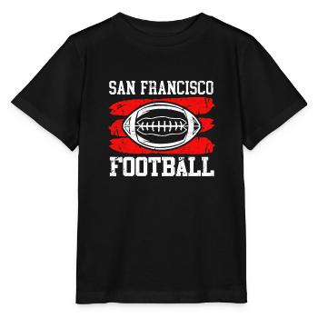 San Francisco Football - Stanley/Stella MINI CREATOR Kids’ T-Shirt - black - Front - Mikhail (115cm)