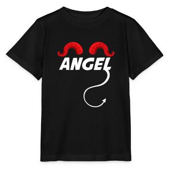 Angel Devil Angel Devil - Stanley/Stella MINI CREATOR Kids’ T-Shirt - black - Front - Mikhail (115cm)