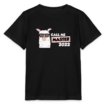 Master 2022 Appelez-moi Master Degree - T-shirt bio MINI CREATOR Stanley/Stella Enfant - noir - Devant - Mikhail (115cm)