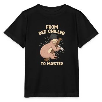 Master's Degree 2022 From Bed Chiller - Stanley/Stella MINI CREATOR Kids’ T-Shirt - black - Front - Mikhail (115cm)