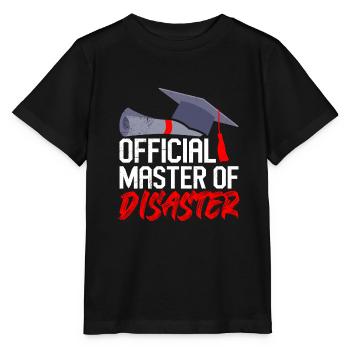 Offizieller Master of Disaster Master Abschluss - Stanley/Stella Kinder T-Shirt MINI CREATOR  - Schwarz - Vorne - Mikhail (115cm)