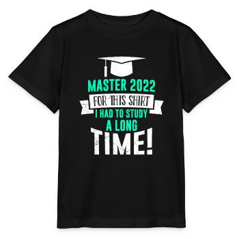 Master 2022 for the shirt I had to learn Master - Stanley/Stella MINI CREATOR Kids’ T-Shirt - black - Front - Mikhail (115cm)