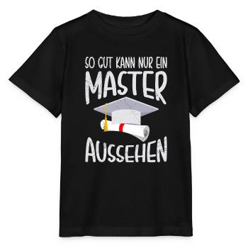 Nur ein Master kann so gut aussehen Master - Stanley/Stella Kinder T-Shirt MINI CREATOR  - Schwarz - Vorne - Mikhail (115cm)
