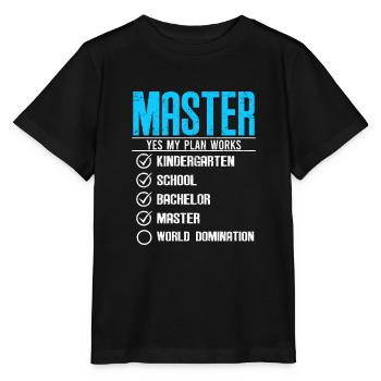 Master Checklist Master's Degree 2022 - Stanley/Stella MINI CREATOR Kids’ T-Shirt - black - Front - Mikhail (115cm)