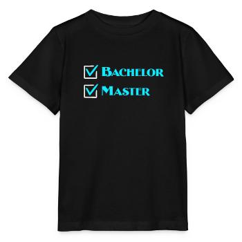 Master 2022 Master Abschluss - Stanley/Stella Kinder T-Shirt MINI CREATOR  - Schwarz - Vorne - Mikhail (115cm)