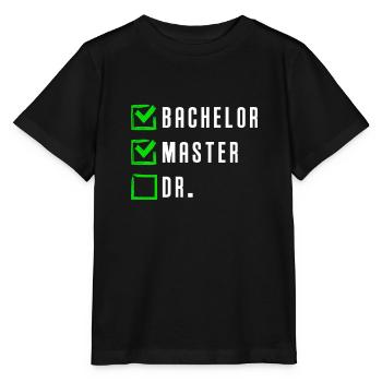 Master Abschluss Master 2022 - Stanley/Stella Kinder T-Shirt MINI CREATOR  - Schwarz - Vorne - Mikhail (115cm)