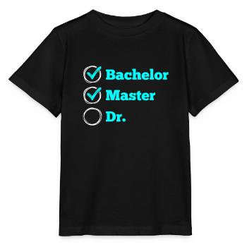 Master Checklist Master's Degree 2022 - Stanley/Stella MINI CREATOR Kids’ T-Shirt - black - Front - Mikhail (115cm)