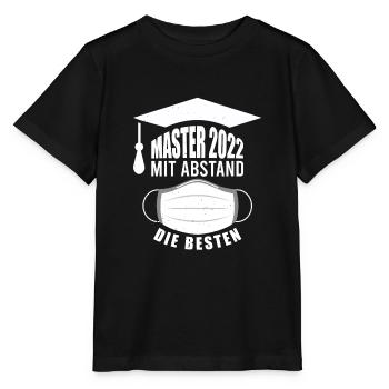 Master Pandemie Master Abschluss 2022 - Stanley/Stella Kinder T-Shirt MINI CREATOR  - Schwarz - Vorne - Mikhail (115cm)