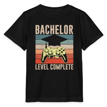 Bachelor Level Complete Bachelor Abschluss - Stanley/Stella Kinder T-Shirt MINI CREATOR  - Schwarz - Vorne - Mikhail (115cm)