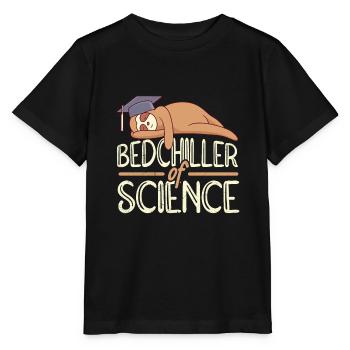 Bedchiller of Science Baccalauréat Baccalauréat - T-shirt bio MINI CREATOR Stanley/Stella Enfant - noir - Devant - Mikhail (115cm)