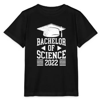 Bachelor of Science Bachelor Bachelorabschluss - Stanley/Stella Kinder T-Shirt MINI CREATOR  - Schwarz - Vorne - Mikhail (115cm)