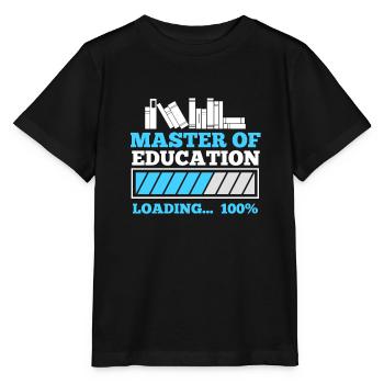 Master of Education Master's Degree 2022 - Stanley/Stella MINI CREATOR Kids’ T-Shirt - black - Front - Mikhail (115cm)
