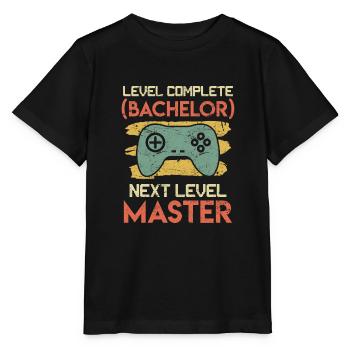 Niveau Bachelor compléter le niveau suivant Master - T-shirt bio MINI CREATOR Stanley/Stella Enfant - noir - Devant - Mikhail (115cm)