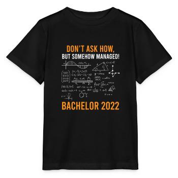 Bachelor Abschluss 2022 Bachelor - Stanley/Stella Kinder T-Shirt MINI CREATOR  - Schwarz - Vorne - Mikhail (115cm)