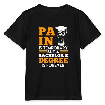 Bachelor Abschluss ist für immer Bachelor - Stanley/Stella Kinder T-Shirt MINI CREATOR  - Schwarz - Vorne - Mikhail (115cm)