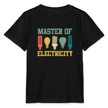 Master craftsman passed master electrician master - Stanley/Stella MINI CREATOR Kids’ T-Shirt - black - Front - Mikhail (115cm)