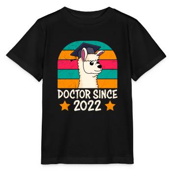 Doctor since 2022 Doctoral thesis Doctorate - Stanley/Stella MINI CREATOR Kids’ T-Shirt - black - Front - Mikhail (115cm)