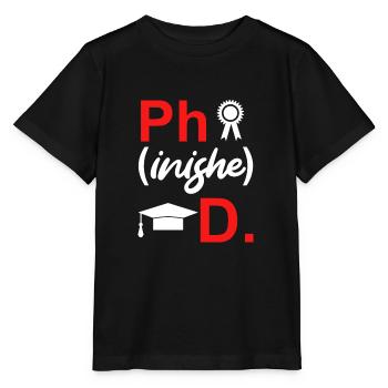 Disputation 2022 Thèse de doctorat - T-shirt bio MINI CREATOR Stanley/Stella Enfant - noir - Devant - Mikhail (115cm)