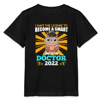 Doctorate 2022 Doctorate Doctorate Dissertation - Stanley/Stella MINI CREATOR Kids’ T-Shirt - black - Front - Mikhail (115cm)