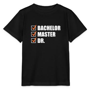 Doctorate 2022 Doctorate Dissertation - Stanley/Stella MINI CREATOR Kids’ T-Shirt - black - Front - Mikhail (115cm)