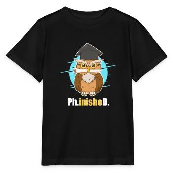Disputation Doctor 2022 Doctorat - T-shirt bio MINI CREATOR Stanley/Stella Enfant - noir - Devant - Mikhail (115cm)